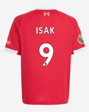 Jersey Liverpool 25/26 Home #9 ISAK