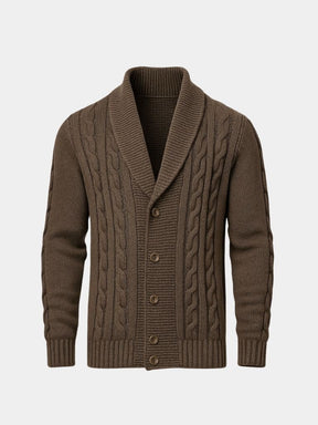 Men's Elegant Knit Cardigan — North Row | Flat Lay