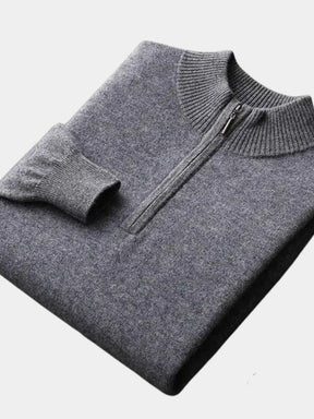 Merino Half Zip Sweater — North Row | Texture Detail