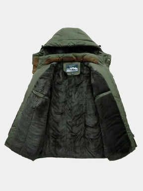 Military Hooded Jacket — North Row | Flat Lay