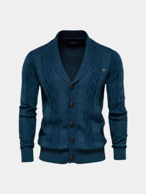 Minimalist Cardigan — North Row | Model Wearing