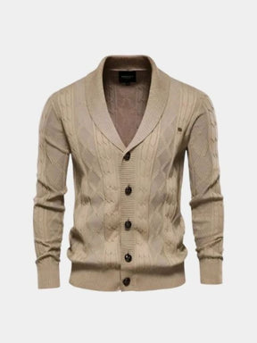 Minimalist Cardigan — North Row | Collar Detail