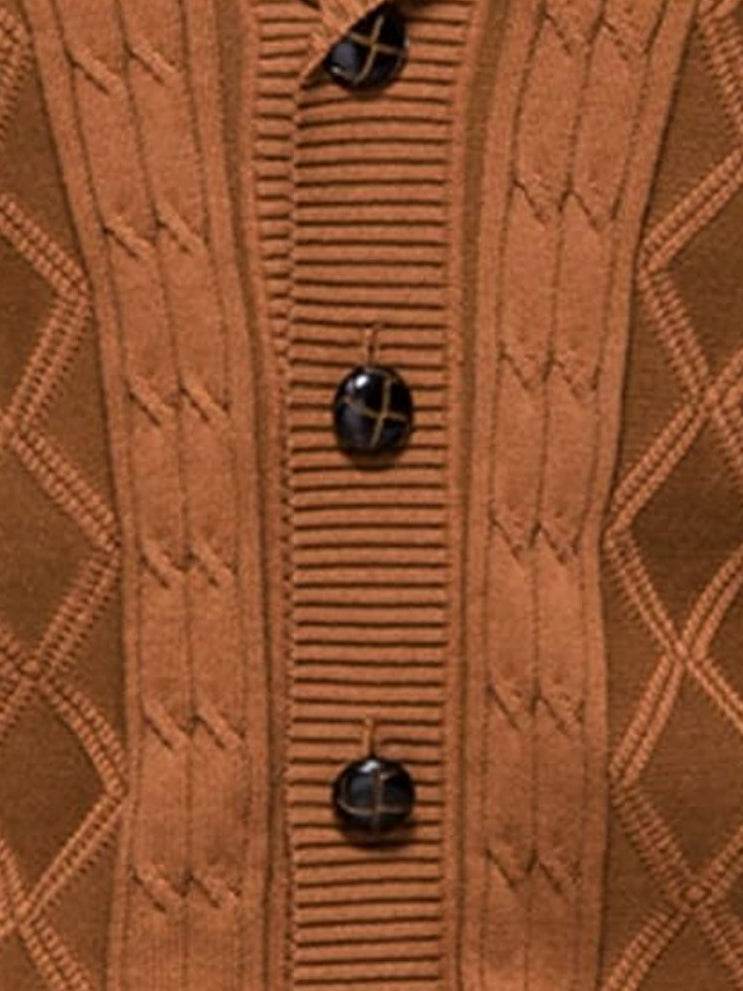 Minimalist Cardigan — North Row | Detail View