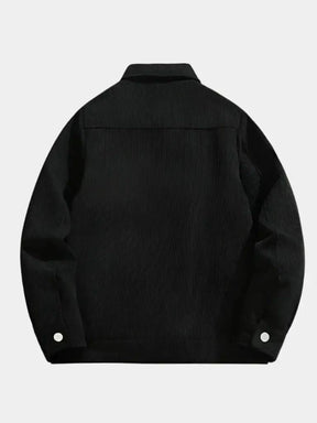 Minimalist Corduroy Sherpa Jacket — North Row | Texture Detail