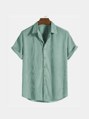 green corduroy shirt men