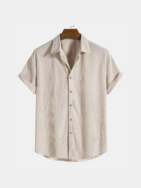 beige corduroy shirt men