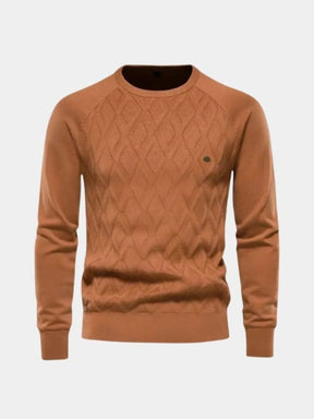 Minimalist Knit Pullover — North Row | Model Wearing