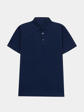 Navy Windsor Polo — North Row | Side View