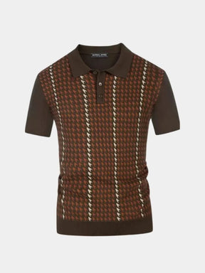 Old Money Aesthetic Polo Shirt — North Row | Close-Up