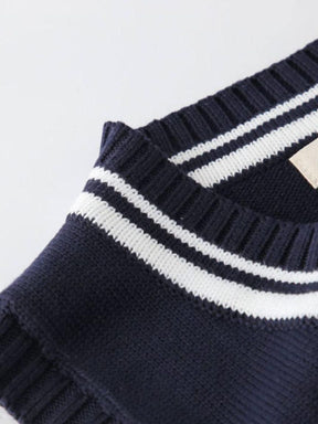 Old Money Essential Knit Vest — North Row | Detail View