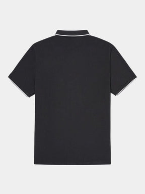Oxford Midnight Polo — North Row | Model Wearing