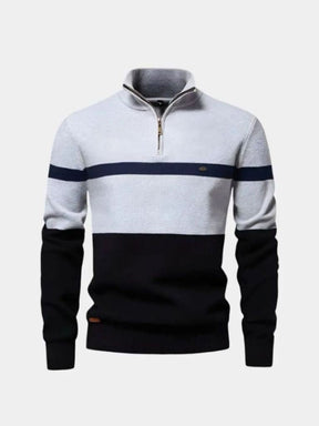 Quarter-Zip Jumper Sweater — North Row | Texture Detail