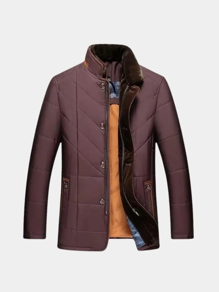 Quilted Winter Jacket — North Row | Collar Detail
