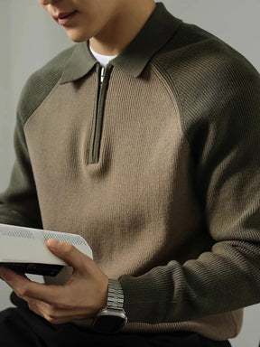 Raglan Quarter Zip Sweater — North Row | Lifestyle