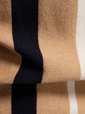 Retro Stripe Polo — North Row | Detail View