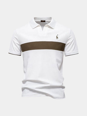 Savanna Stripe Polo — North Row | Side View