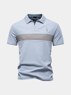 Savanna Stripe Polo — North Row | Full Length