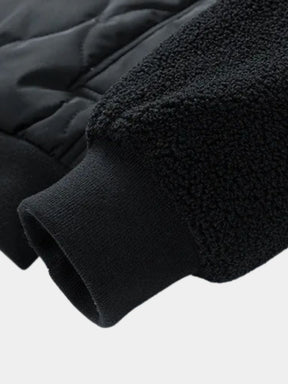 Sherpa Sleeves Padded Bomber Jacket — North Row | Worn Look
