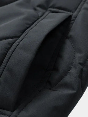 Sherpa Sleeves Padded Bomber Jacket — North Row | Flat Lay