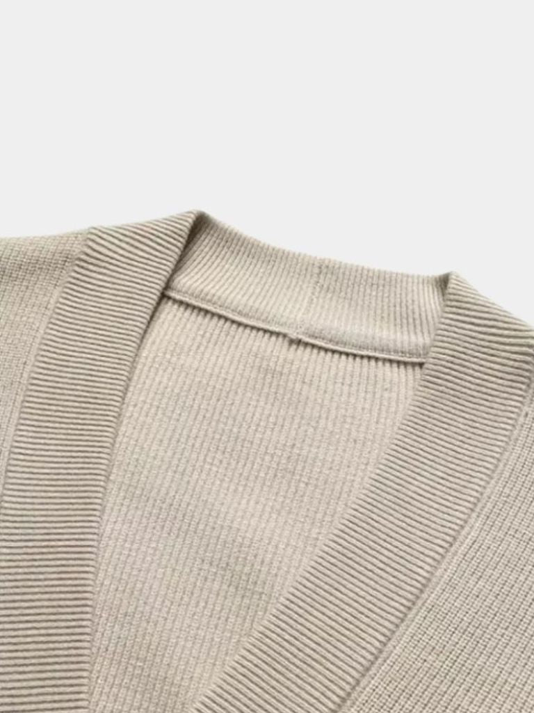 Soft Casual Knit Cardigan — North Row | Close-Up