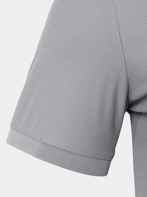 Steel Grey Polo — North Row | Worn Look