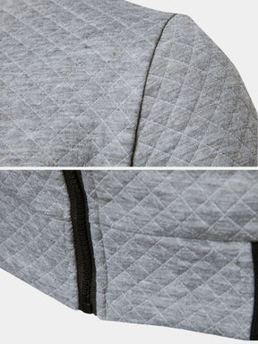 Textured Casual Bomber Jacket — North Row | Detail View