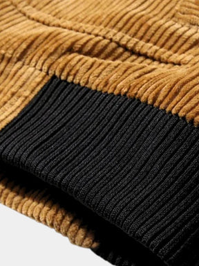 Thermal Windbreaker Corduroy Jacket — North Row | Close-Up