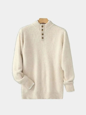 Timeless Luxe Cashmere Pullover — North Row | Texture Detail