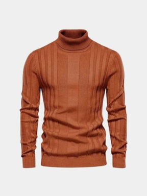 Turtleneck Knitwear Pullover Sweater — North Row | Texture Detail