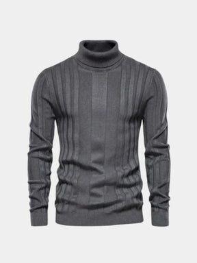 Turtleneck Knitwear Pullover Sweater — North Row | Side View