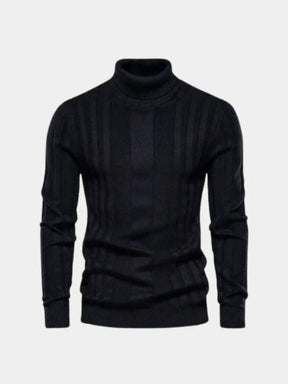 Turtleneck Knitwear Pullover Sweater — North Row | Flat Lay