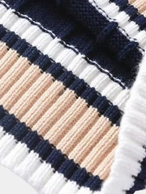 V Neck Elegant Knit Vest — North Row | Detail View