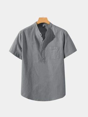 White Wellspring Linen T-Shirt — North Row | Full Length
