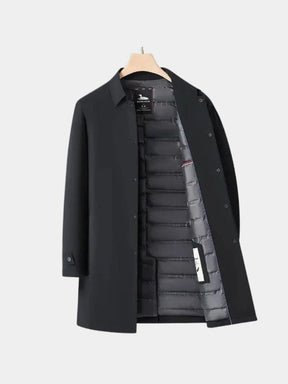 Winter Classic Overcoat — North Row | Collar Detail