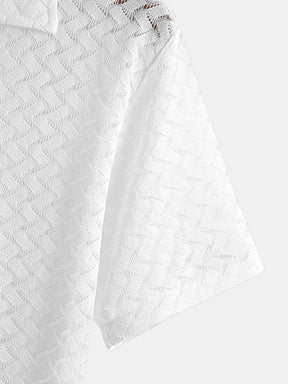 Hollow Out Textured Cuban Shirt — North Row | Lifestyle